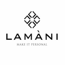Lamani With Geometrical Device Made Up Of Line Drawings Of Squares In A Square Formation And Tagline Make It Personal Device mark 6486730 Trademark
