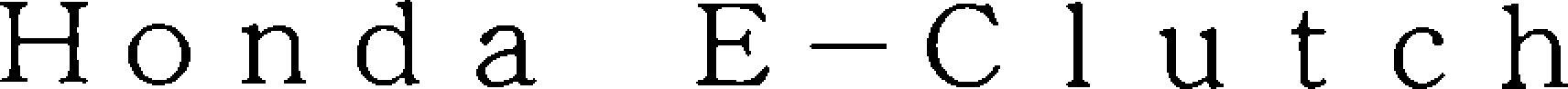 Honda E-clutch Device mark 5971967 Trademark