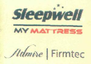 Sleepwell My Matress Device mark 2954626 Trademark