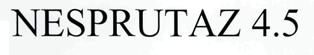 Nesprutaz 4.5 Device mark 2708035 Trademark