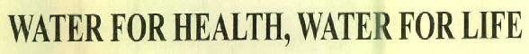 Water For Health, Water For Life Device mark 2745769 Trademark