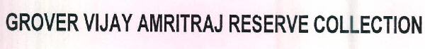 Grover Vijay Amritraj Reserve Collection Device mark 2787458 Trademark