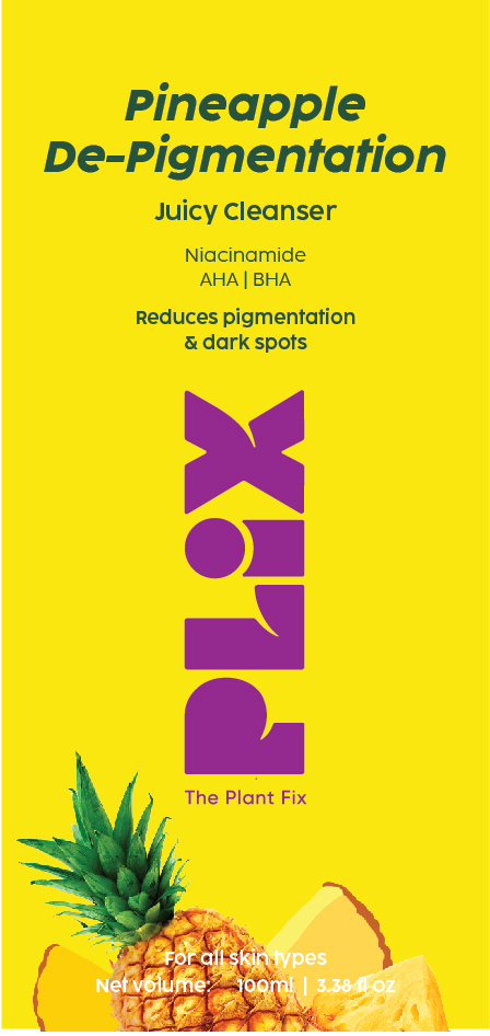 The Plant Fix Plix Pineapple De-pigmentation Juicy Cleanser Device mark 6491084 Trademark