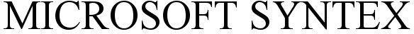 Microsoft Syntex Device mark 5877174 Trademark