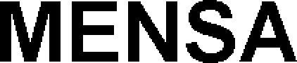 Mensa Device mark 5855424 Trademark