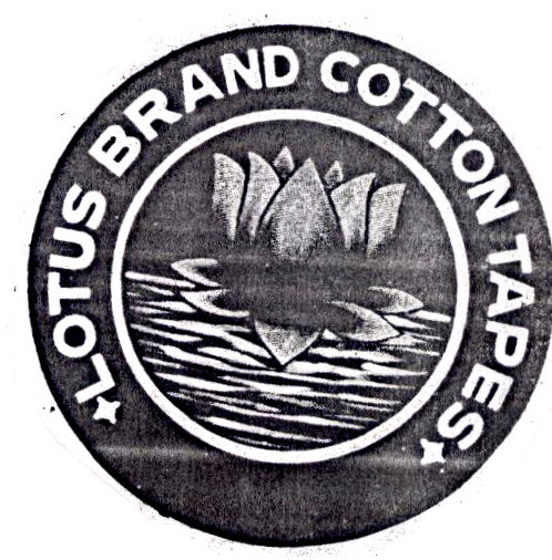 Lotus Brand Cotton Tapes Device mark 2810854 Trademark