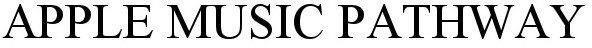Apple Music Pathway Device mark 5687978 Trademark