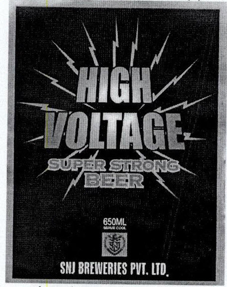 High Voltage Super Strong Beer Device mark 2570194 Trademark