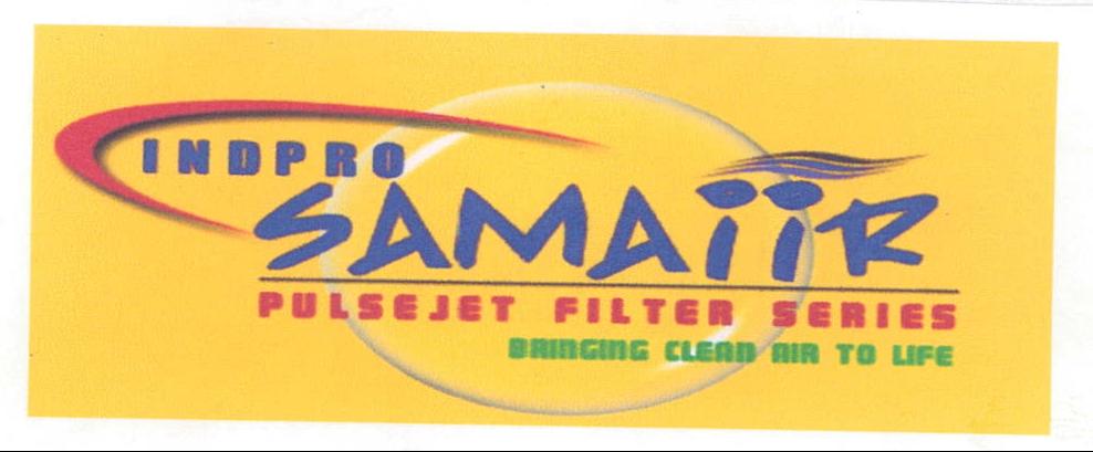 Indpro Samaiir Pulsejet Filter Series Device mark 2075074 Trademark