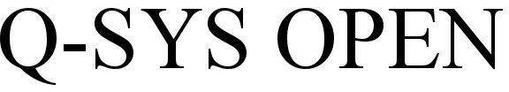 Q-sys Open Device mark 5633893 Trademark