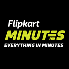 Flipkart Minutes Black Neon (with Tagline) Device mark 6495206 Trademark