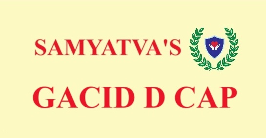 Samyatva's Gacid D Cap Device mark 6495305 Trademark