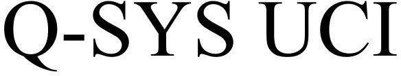 Q-sys Uci Device mark 5609811 Trademark