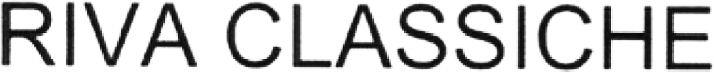 Riva Classiche Device mark 5624476 Trademark
