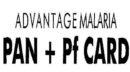 Advantage Malaria Pan + Pf Card (device) Device mark 2491136 Trademark