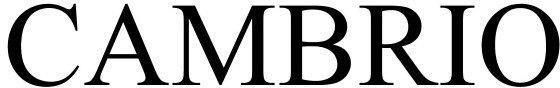 Cambrio Device mark 5247770 Trademark