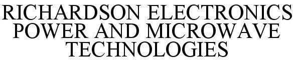 Richardson Electronics Power And Microwave Technologies Device mark 5544336 Trademark