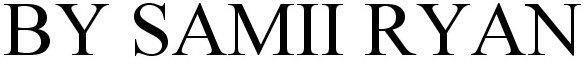 By Samii Ryan Device mark 5539855 Trademark