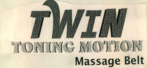 Twin Toning Motion Massage Belt Device mark 2711863 Trademark