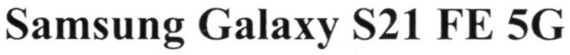 Samsung Galaxy S21 Fe 5g Device mark 5425200 Trademark