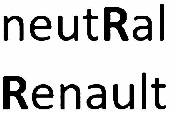 Neutral Renault Device mark 5423204 Trademark