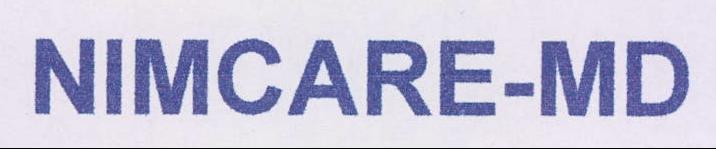 Nimcare-md Device mark 2107720 Trademark
