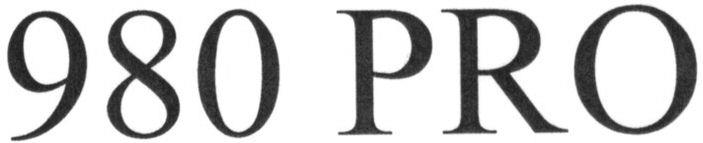 980 Pro Device mark 5329020 Trademark