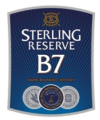 Sterling Reserve B7 Rare Blended Whisky Device mark 6503304 Trademark