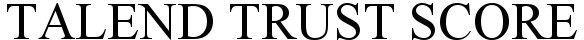 Talend Trust Score Device mark 5296903 Trademark
