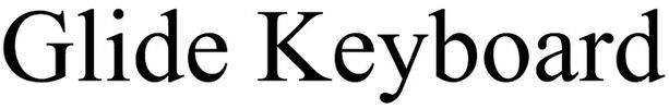 Glide Keyboard Device mark 5246023 Trademark
