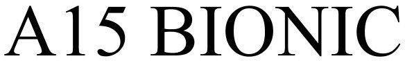 A15 Bionic Device mark 5238630 Trademark