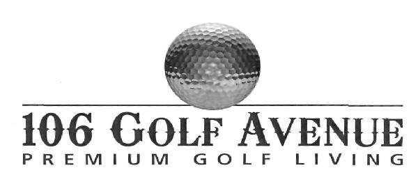106 Golf Avenue Premium Golf Living (logo) Device mark 2312484 Trademark