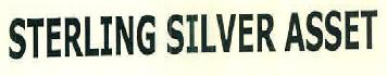 Sterling Silver Asset Device mark 2875164 Trademark