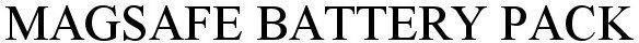 Magsafe Battery Pack Device mark 5141076 Trademark