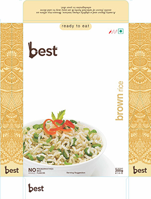 Best Brown Rice (label) Device mark 2558396 Trademark