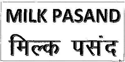 Milk Pasand Device mark 2961907 Trademark