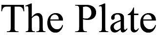 The Plate Device mark 5076601 Trademark