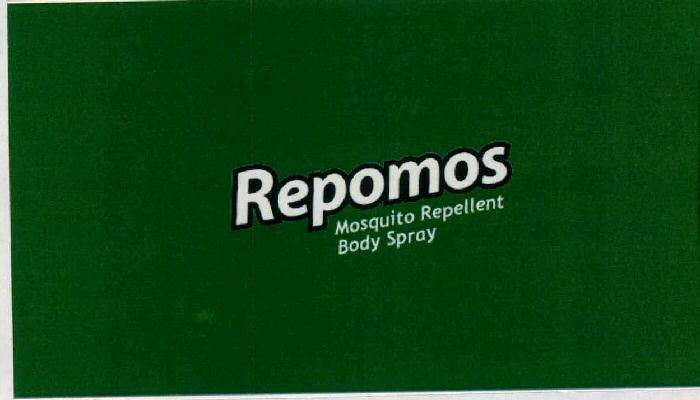 Repomos Mosquito Repellent Body Spray Device mark 2256461 Trademark