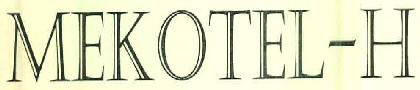 Mekotel-h Device mark 2889492 Trademark