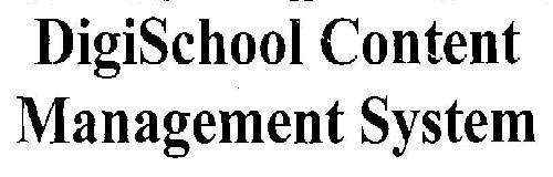 Digischool Content Management System Device mark 2975605 Trademark