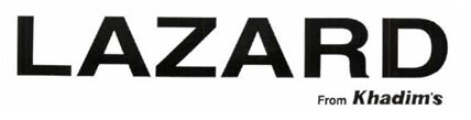 Lazard From Khadim’s Device mark 6508594 Trademark