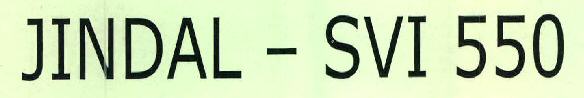 Jindal- Svi 550 Device mark 2411742 Trademark