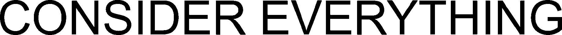 Consider Everything Device mark 4927884 Trademark