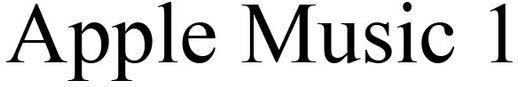 Apple Music 1 Device mark 4908177 Trademark