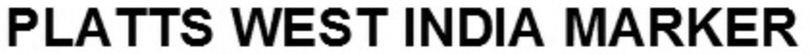 Platts West India Marker Device mark 4894310 Trademark