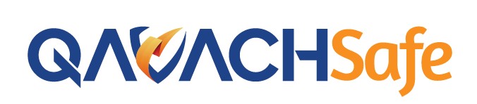 Qavachsafe ( Logo And Device) With White Background Device mark 6512954 Trademark
