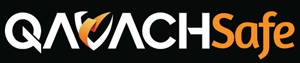 Qavachsafe ( Logo And Device) With Black Background Device mark 6512952 Trademark