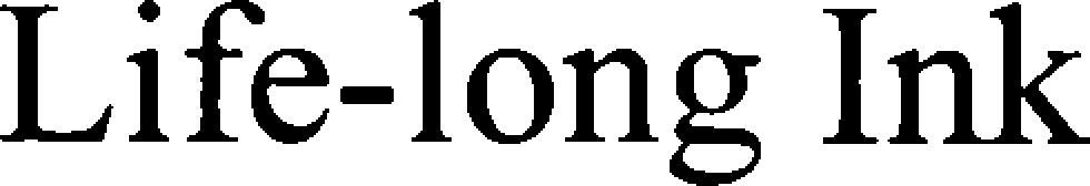 Life-long Ink Device mark 4736433 Trademark