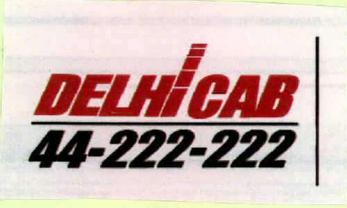 Delhi Cab 44-222-222 Device mark 2283039 Trademark