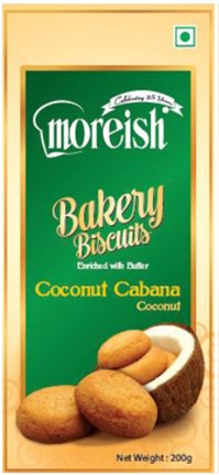 Moreish Bakery Biscuits Coconut Cabana Device mark 2883633 Trademark